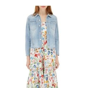 L'AGENCE Sky Blue Denim Jacket